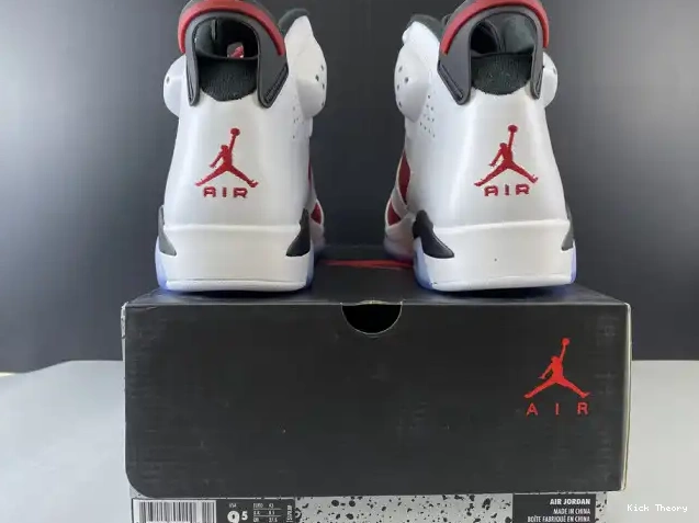Kick Theory JORDAN RETRO 384664-160 AIR 6 'CARMINE' 2014 0618